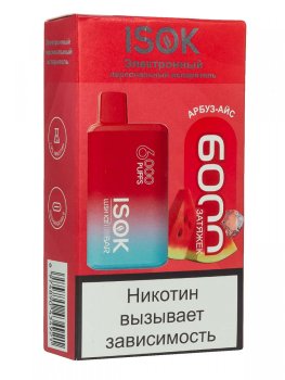 ISOK ISBAR Арбуз Айс (6000 затяжек)