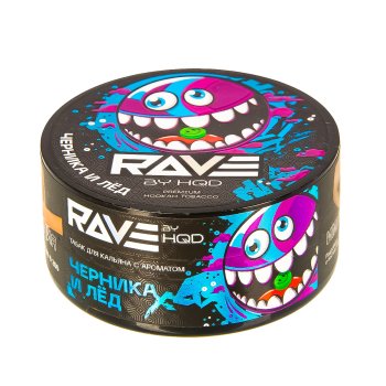 Табак для кальяна Rave by HQD Черника и лед 25гр