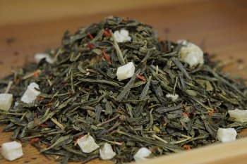 Зеленый чай тропический манго, Германия, 100 гр.