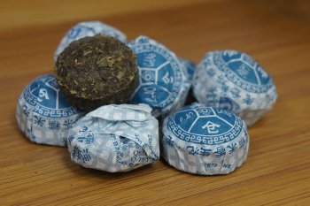 Чай Пуэр Шэн Тоу Ча с рисом (арт.xtc002), 100 гр.м