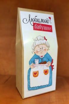 Чайный набор Ассам Любимой Бабушке в упаковке 100 гр.