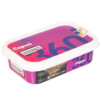 Табак для кальяна "САРМА 360" Лёгкая Тропический Милкшейк 120гр