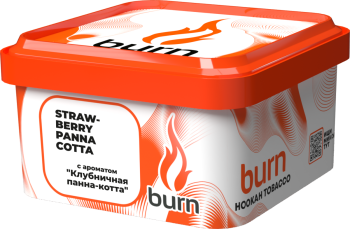 Табак для кальяна Burn Strawberry panna-cotta 200гр