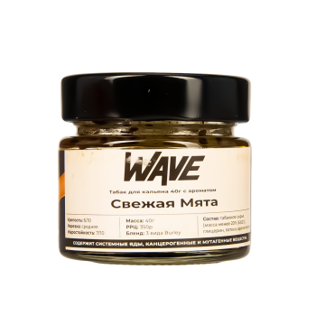 Табак для кальяна WAVE Свежая мята 40гр