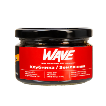 Табак для кальяна WAVE Клубника и земляника 200гр
