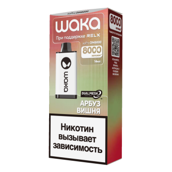 WAKA Арбуз Вишня (8000 затяжек)