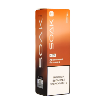 Электронная сигарета SOAK T Арахисовый батончик 4000 затяжек