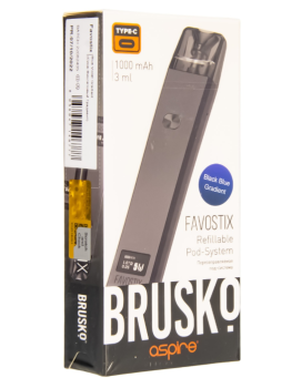 Электронная система BRUSKO FAVOSTIX (чёрно-голубой градиент)