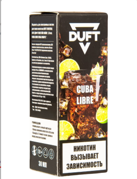 Жидкость DUFT COCKTAILS LINE Salt 20 Cuba libre 30 мл