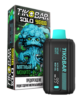 Электронная сигарета TIKOBAR SOLO Мятный Мохито 9000 затяжек