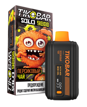 Электронная сигарета TIKOBAR SOLO Персиковый Чай 9000 затяжек