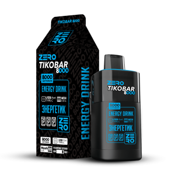 Электронная сигарета TIKOBAR ZERO Энергетик 8000 затяжек