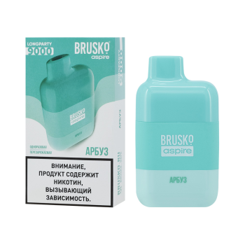 Электронная сигарета BRUSKO LONGPARTY Арбуз (9000 затяжек)