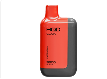 Электронная сигарета HQD CLICK Устройство + картридж Арбуз (5500 затяжек)
