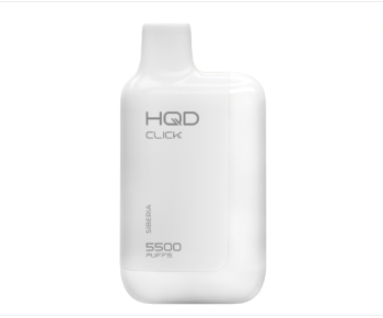 Электронная сигарета HQD CLICK Устройство + картридж Сибирь хвоя и лесные ягоды (5500 затяжек)