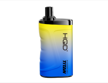 Электронная сигарета HQD TITAN Черника мята  (7000 затяжек)