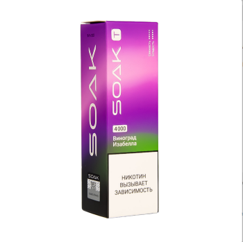 Электронная сигарета SOAK T Бразильский асаи 4000 затяжек