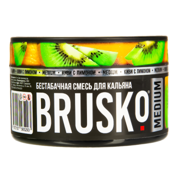 Табак для кальяна BRUSKO MEDIUM Киви с лимоном 250гр