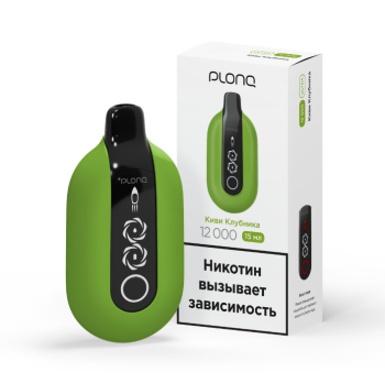 Электронная сигарета PLONQ ULTRA Киви клубника (12000 затяжек) 20 мг