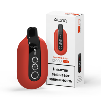 Электронная сигарета PLONQ ULTRA Клубника арбуз (12000 затяжек) 20 мг