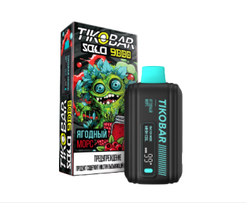 Электронная сигарета TIKOBAR SOLO Ягодный Морс 9000 затяжек