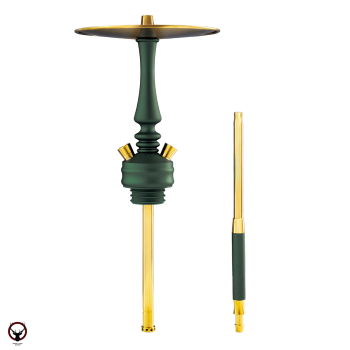 Кальян Hoob Mars mini British Racing Green x Gold