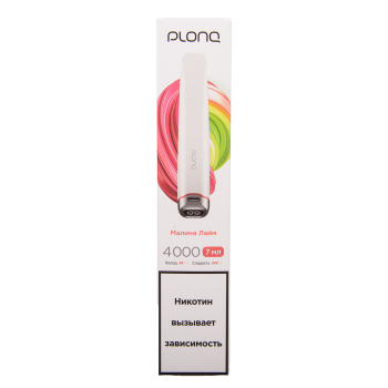 PLONQ PLUS PRO Малина Лайм (4000 затяжек) 20 мг