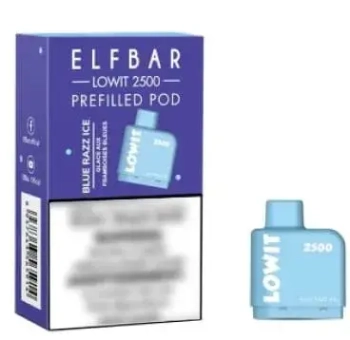 Картридж ELFBAR LOWIT 2500 Ледяная черника (Черничный лед) /Blueberry Ice, 6мл