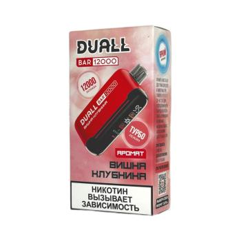 Эл. сиг. DUALL BAR 12000 Вишня клубника 2 %