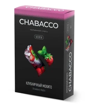 Chabacco Mix MEDIUM Strawberry Mojito 40гр