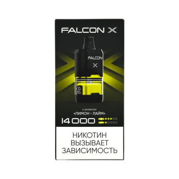 Эл. сиг. FALCON X 14000 Лимон Лайм 2%