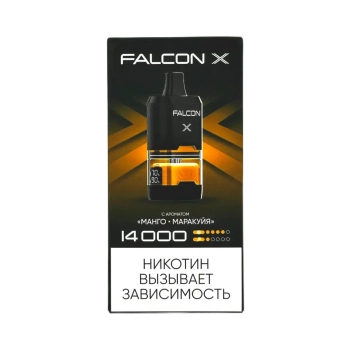 Эл. сиг. FALCON X 14000 Манго Маракуйя  2%