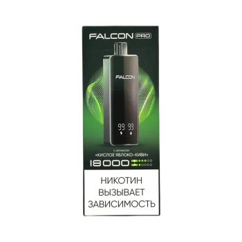 Эл. сиг. FALCON PRO 18000 Кислое Яблоко-Киви 2%