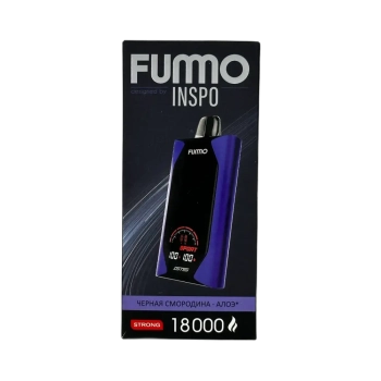Эл. сиг. FUMMO GTS 18000 Черная смородина алоэ strong 2%