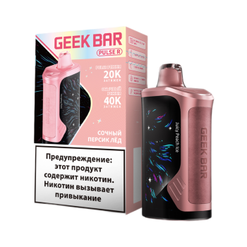 Эл. сиг. GEEK BAR PULSE R 40000 Сочный персик лёд 2 %
