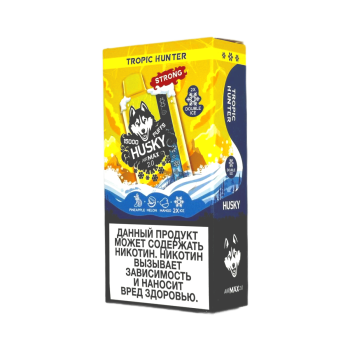 Эл. сиг. HUSKY AIRMAX 2.0 15000 Strong Tropic Hunter /Лед. микс ананаса, дыни и манго 2 %