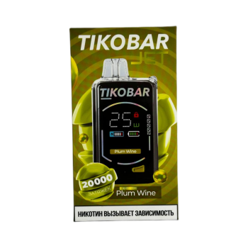 Эл. сиг. TIKOBAR JET 20000 Сливовое вино / Plum wine  2%