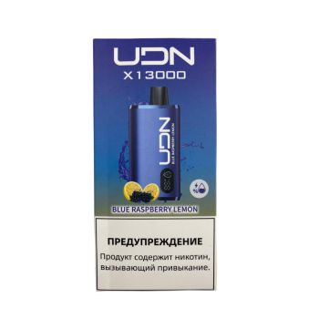 Эл. сиг. UDN X 13000 Sour Blackcurrant Lemon Ice 2 %