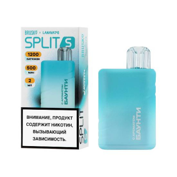 Эл. сиг. BRUSKO SPLIT S 1200 Баунти  2 мл,  2%