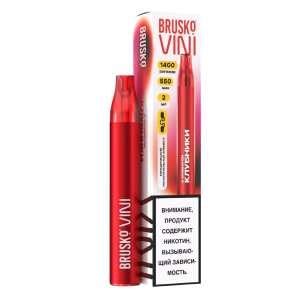 Эл. сиг. BRUSKO VINI 1400 Клубника  2 мл,  2%