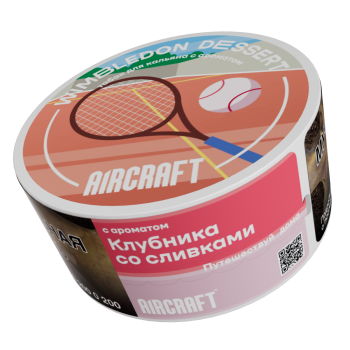 Табак Aircraft Medium - Wimbledon dessert (Клубника со сливками) 100 гр.