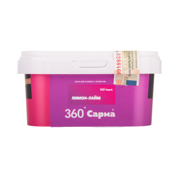 Табак для кальяна "САРМА 360" Лёгкая Лимон-Лайм 200гр МРК