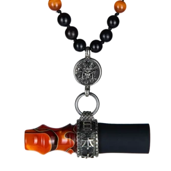 Мундштук индивидуальный Japona Hookah Mouth Tip Samurai Beads-Orange