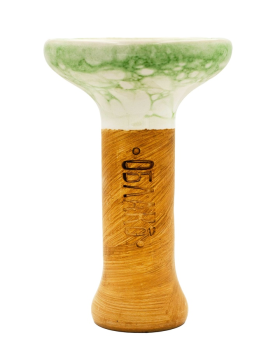 Чаша ОБЛАКО Phunnel M Glaze Бело-Зеленый Мрамор