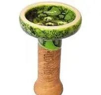 Чаша ОБЛАКО Black Glaze Зелено-Синий Мрамор