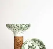 Чашка Облако Phunnel L Glaze Top бело-зеленый мрамор