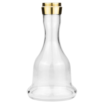 Колба для кальяна Hoob Bell Pro | Прозрачный, резное стекло x Нержавеющая сталь