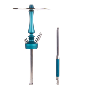 Кальян Hoob Mars Pro mini | Marine Blue x Stainless Steel