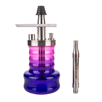 Кальян Pizduk PRO Black-bag (фиол/розовая колба)