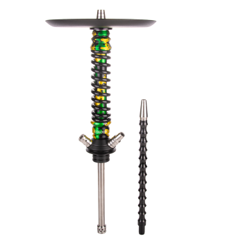 Кальян MAMAY CUSTOMS Coilover MINI SPECIAL ANOD зелёнозолотой камуфляж/чёрный (без колбы)